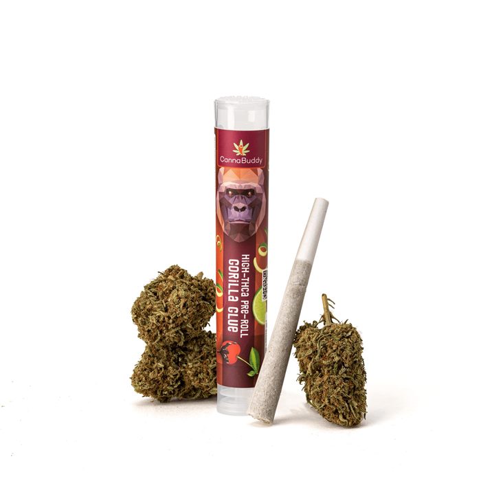 high thca flower pre roll gorilla glue