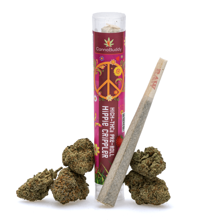 high thca flower pre roll hippie crippler