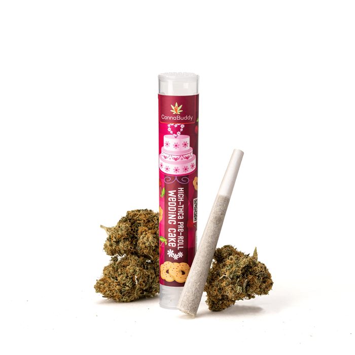 high thca flower pre roll wedding cake